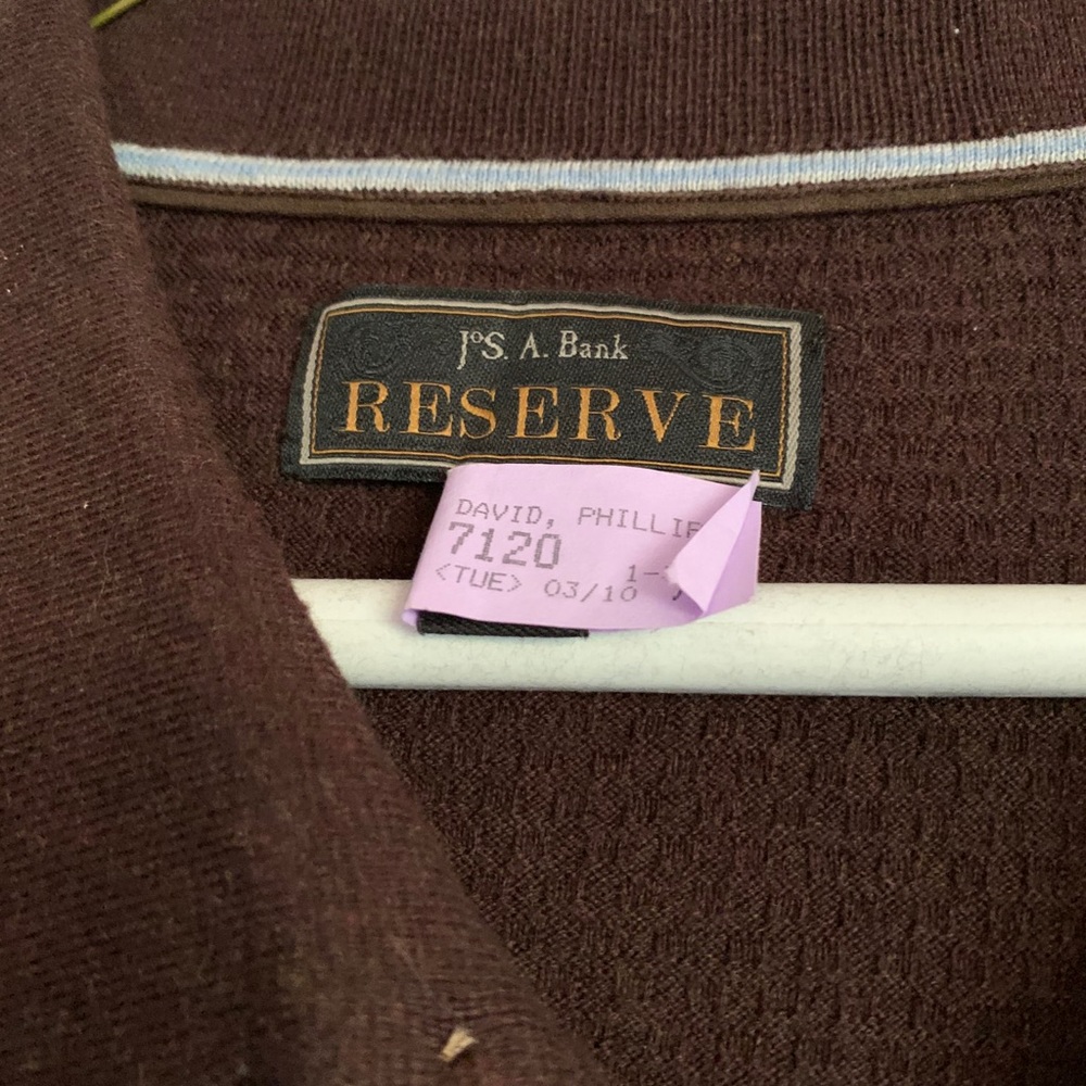 Brown Jos A. Banks shirt